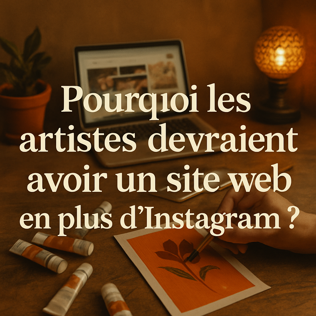Pourquoi les artistes doivent avoir un site web en plus d’Instagram