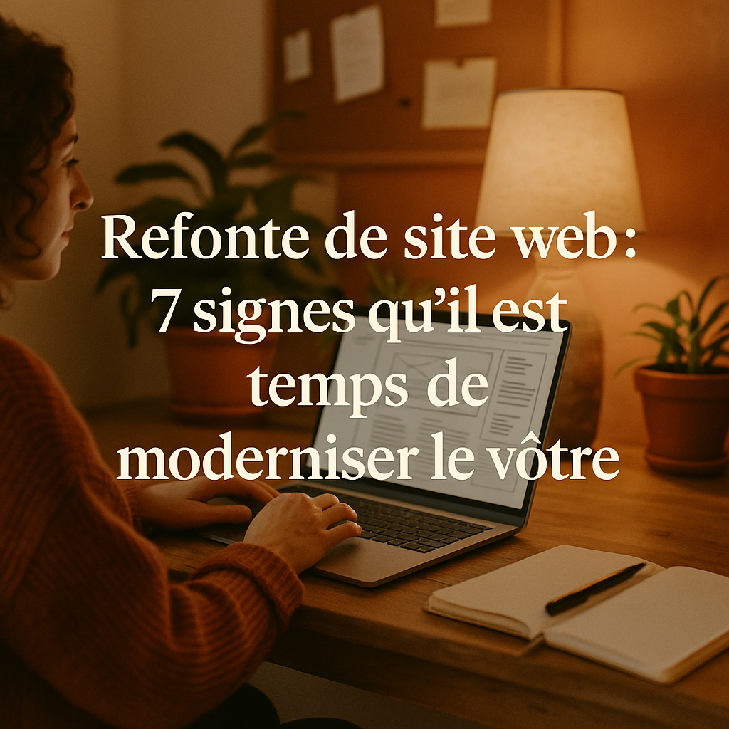 Refonte de site web : 7 signes qu’il est temps de moderniser le vôtre